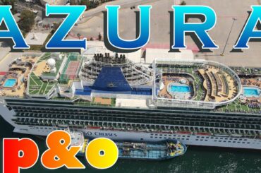 AZURA by P&O cruises by drone