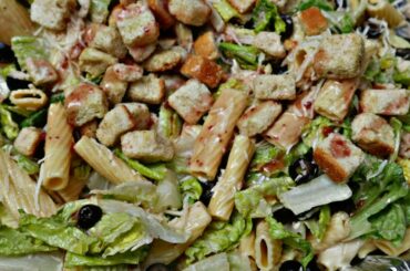 ITALIAN PASTA SALAD RECIPE - COOK WITH ME - RIGATONI PASTA SALAD- DELICIOUS WOW!