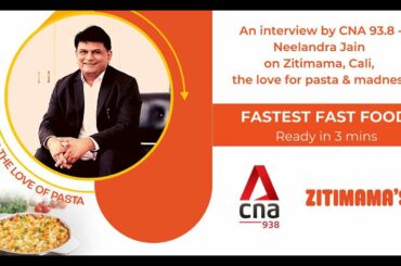 An interview by CNA 93.8 - Neelandra Jain on Zitimama, Cali, the love for pasta & madness