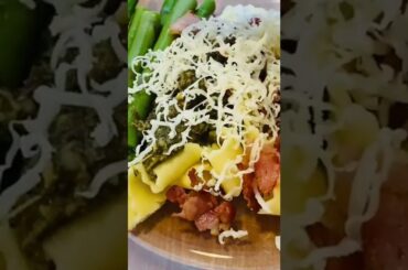 Cheesy Reginette Pasta #shorts #satisfying #beta #food #shortvideo #pasta #simplerecipe #italian