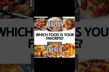 ITALIAN FOOD VS. FRENCH FOOD...WHICH FOOD YOU LIKE BEST? #italy #france  #food #shorts