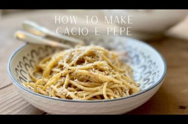 How to Make Cacio e Pepe | Pasta Recipe | Italian Food | Italian Recipe | Quick Recipe | Pasta Dish