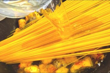 Pasta with chicken is better than in Italy!