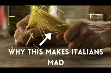 Why are Italians mad at food?