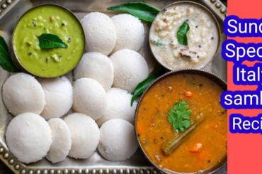 Sunday special vlog | Italy sambar ki recipe| Italy sambar kaise banaye