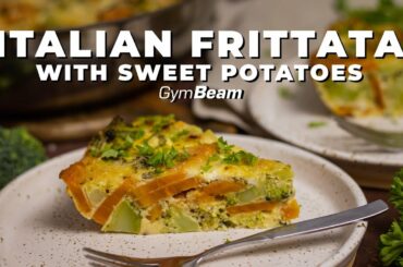Italian Frittata with Sweet Potatoes l Fitness recipes l GymBeam