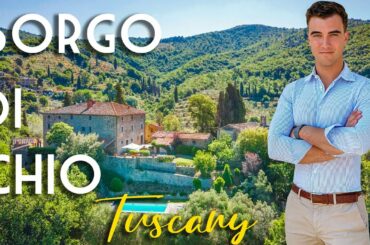 RESTORED HAMLET WITH PANORAMIC VIEWS AND PRIVATE CHURCH FOR SALE IN TUSCANY