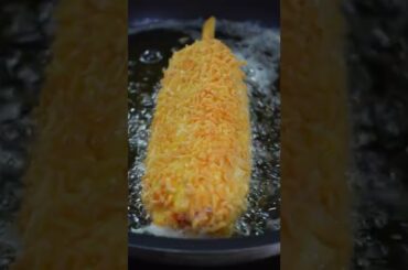 CHEESY CORN DOGS #shorts #asmr