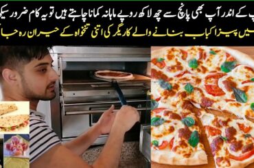 Part 1 Pizza work in Italy || Italian pizza margarita, pizza kebab, || Italian fast food