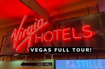 Virgin Hotel Las Vegas Full Tour | Check Out This Brand New Vegas Resort!