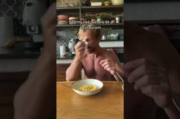 He was in disbelief!! #shorts #risotto #italianfood