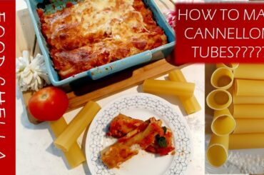 Pasta Recipe | Pasta Cannelloni Recipe | How to Make Italian Cannelloni Tubes at Home