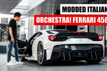 Pure Italian Orchestra, Modded Ferrari 458 Italia - 4k