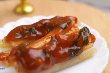 Miniature pasta puttensca - Italian recipe | Asmr Cooking Mini Food