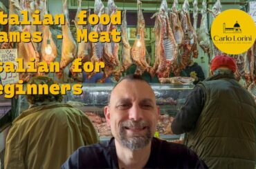 Italian food names, meat - Italian for Beginners