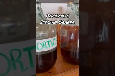 Homemade Italian Grappa #grappa