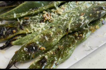 Easy and quick green bean recipe. Italian style broiled green beans. #italiancooking #italianrecipes