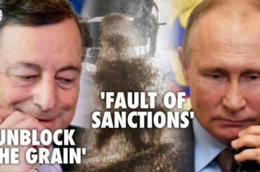 Russia's Putin tells Italy's Draghi that ports are blocked because they've been mined by Ukraine