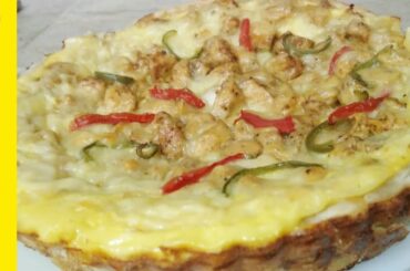 Italian quiche without oven | chicken quiche | Food iz ready |
