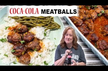 COCA-COLA MEATBALLS, A delicious easy dinner idea