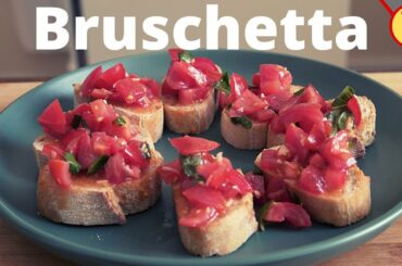 Most likely the easiest Italian recipe you'll ever make | Bruschetta al Pomodoro