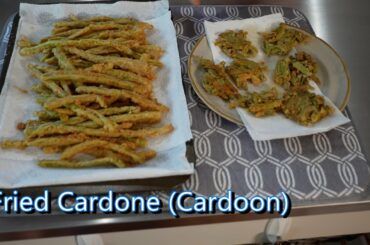 Italian Grandma Makes Fried Cardone (Cardoon)