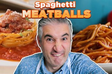 Italian Chef Reacts to Popular SPAGHETTI and MEATBALLS Videos