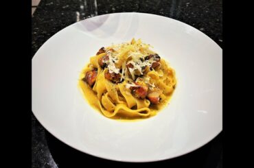 Delicious Tagliatelle alla Carbonara | Italian Cuisine