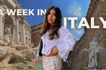TRAVEL VLOG | A week in Italy (rome + florence)