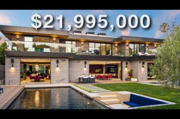 Inside a $21,950,000 Hancock Park Estate with a Full Sized Tennis Court!