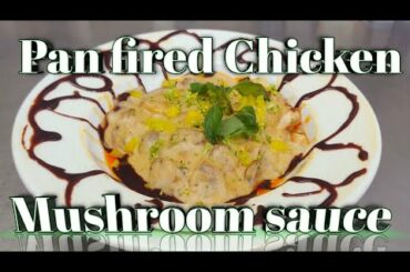 # Chicken Scallopini # ! Italian Chicken recipe ! pan fride Chicken ! Mushroom sauce ! easy chicken