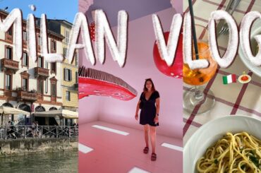 milan vlog (a girls trip to italy, aperol spritz, good food and going out)
