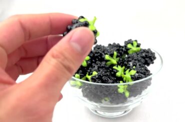 My Italian Decor  - Murano Glass Blackberries