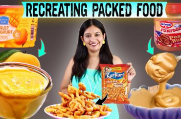 Re-Creating Packed Food at Home Food Challenge | CookWithNisha