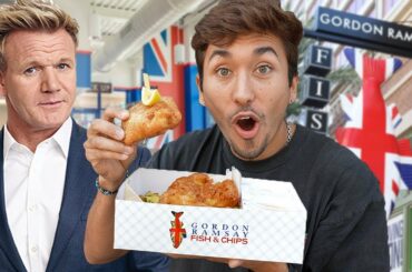 Eating At GORDON RAMSAY'S Fish & Chips Restaurant... (You won't believe this)