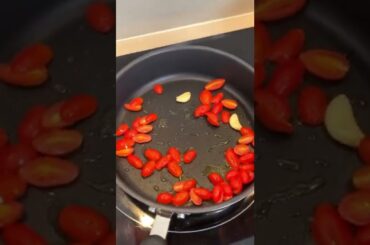 Tomato Basil Pasta - took me 10 minute to make this for entire family #shorts #pasta #ytshorts