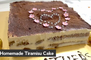 Easy Way To Make Tiramisu | No Bake Tiramisu | Tiramisu Cake Recipe | Italian Tiramisu