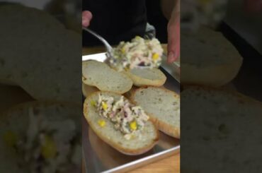 TUNA BRUSCHETTA #shorts #asmr