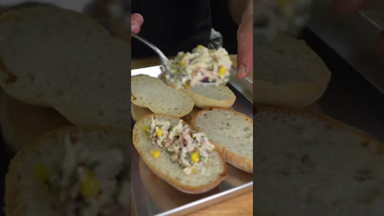 TUNA BRUSCHETTA #shorts #asmr TUNA BRUSCHETTA #shorts #asmr
