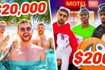 SIDEMEN $20,000 VS $200 HOTEL (EUROPE EDITION)