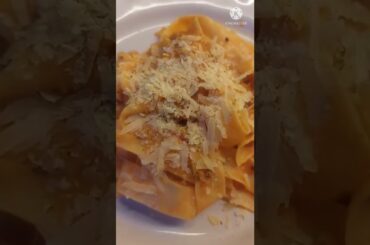 Cheesy yummy Ribbon Pasta #shorts #food #asmr #pasta #satisfying #italy