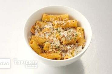 Can Dale Talde Cook This Pasta Winning Dish in Under 20 Minutes? | Top Chef Top Recipe | Bravo