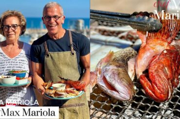 GRIGLIATA DI PESCE alla brace SU PARRILLA ARGENTINA Made in Italy - Ricetta di Chef Max Mariola