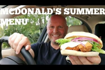 McDonald's New Summer Menu Crispy Chicken Italiano & Italian Stack