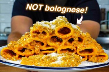 Sausage and Pepper "Bolognese", An Italian American Ragu