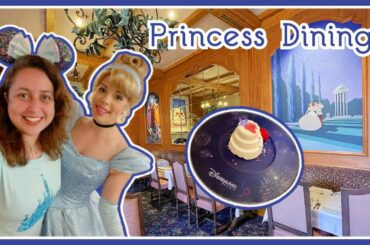 Disneyland Paris - AUBERGE DE CENDRILLON | Full PRINCESS DINING Experience 2022