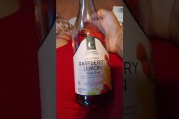 Raspberry Lemon Italian soda! #wine #raspberry #lemon #soda