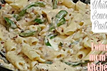 White Souce Pasta Recipe #pasta #pastalovers #whitesoucepasta #whitesouce #italianwine #italianfood