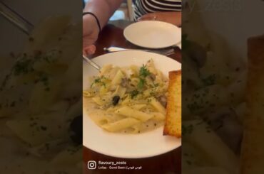 White sauce pasta| italian food| #shorts #pastalover
