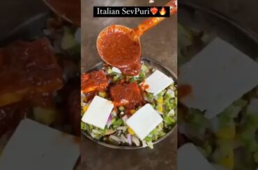 Italian sevpuri#streetfood #streetfoodindia #foodshorts #shorts #food #italianfood #italiansevpuri